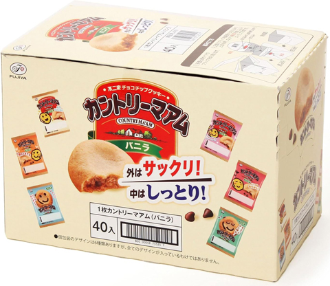 不二家 カントリーマアム(バニラ) 1枚×40個