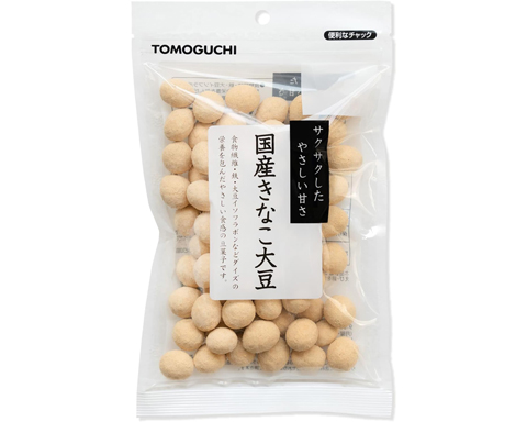 きなこ大豆 3袋 国産 チャック付袋435g(145gx3袋) 友口 豆菓子